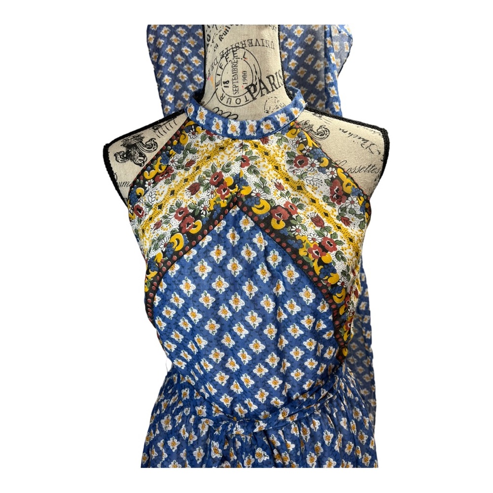 Vintage 70’s R & K Originals Maxi Dress with Head Scarf - Picture 2 of 9